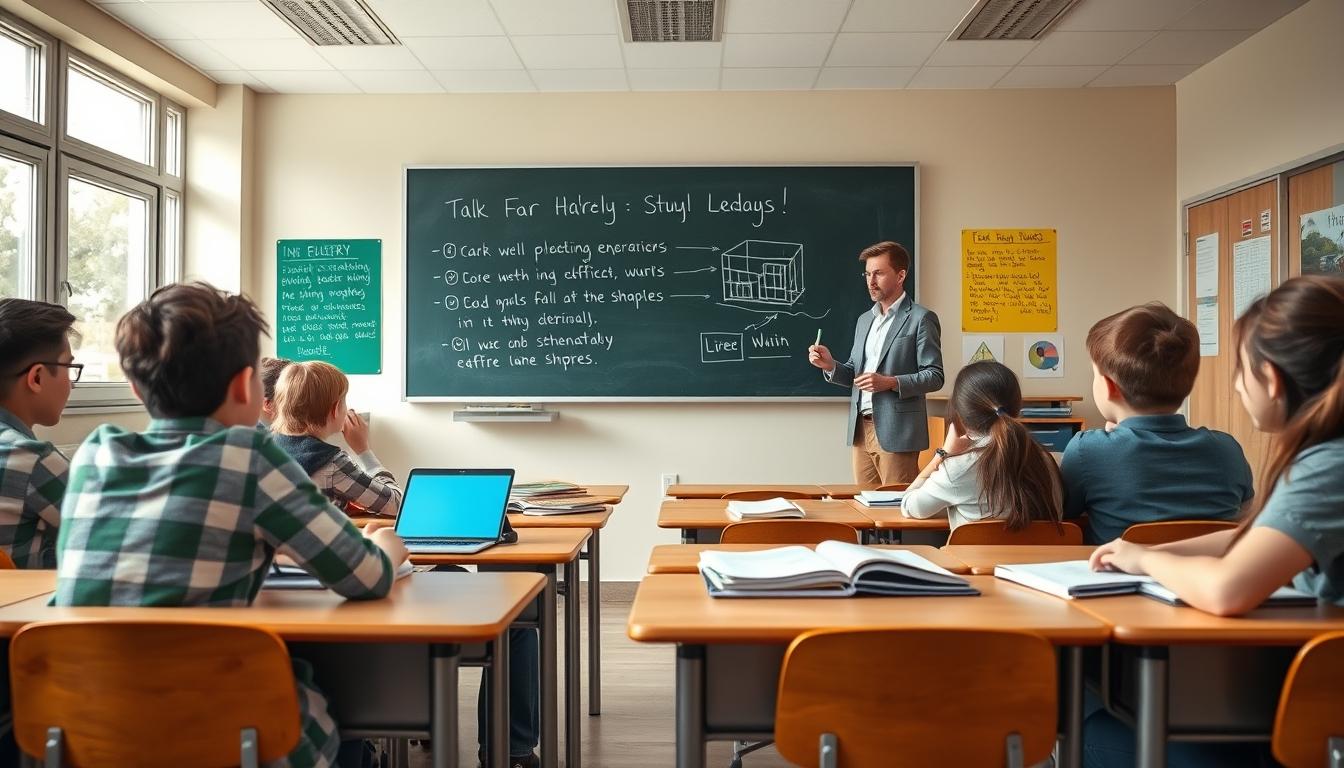 Student developing practical and academic skills